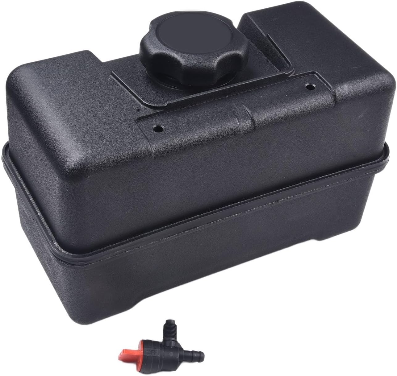 Réservoir de carburant avec vanne d'arrêt pour 691993 compatible avec déchiqueteuse, souffleuse à neige, motoculteur, facile à utiliser